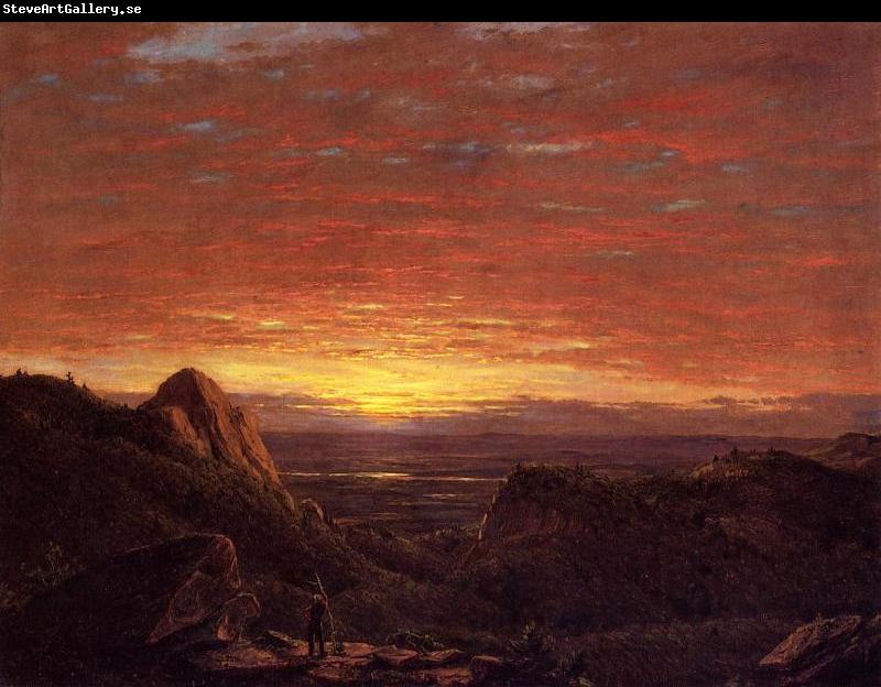 Frederic Edwin Church Morning, Looking East over the Hudson Valley from the Catskill Mountains